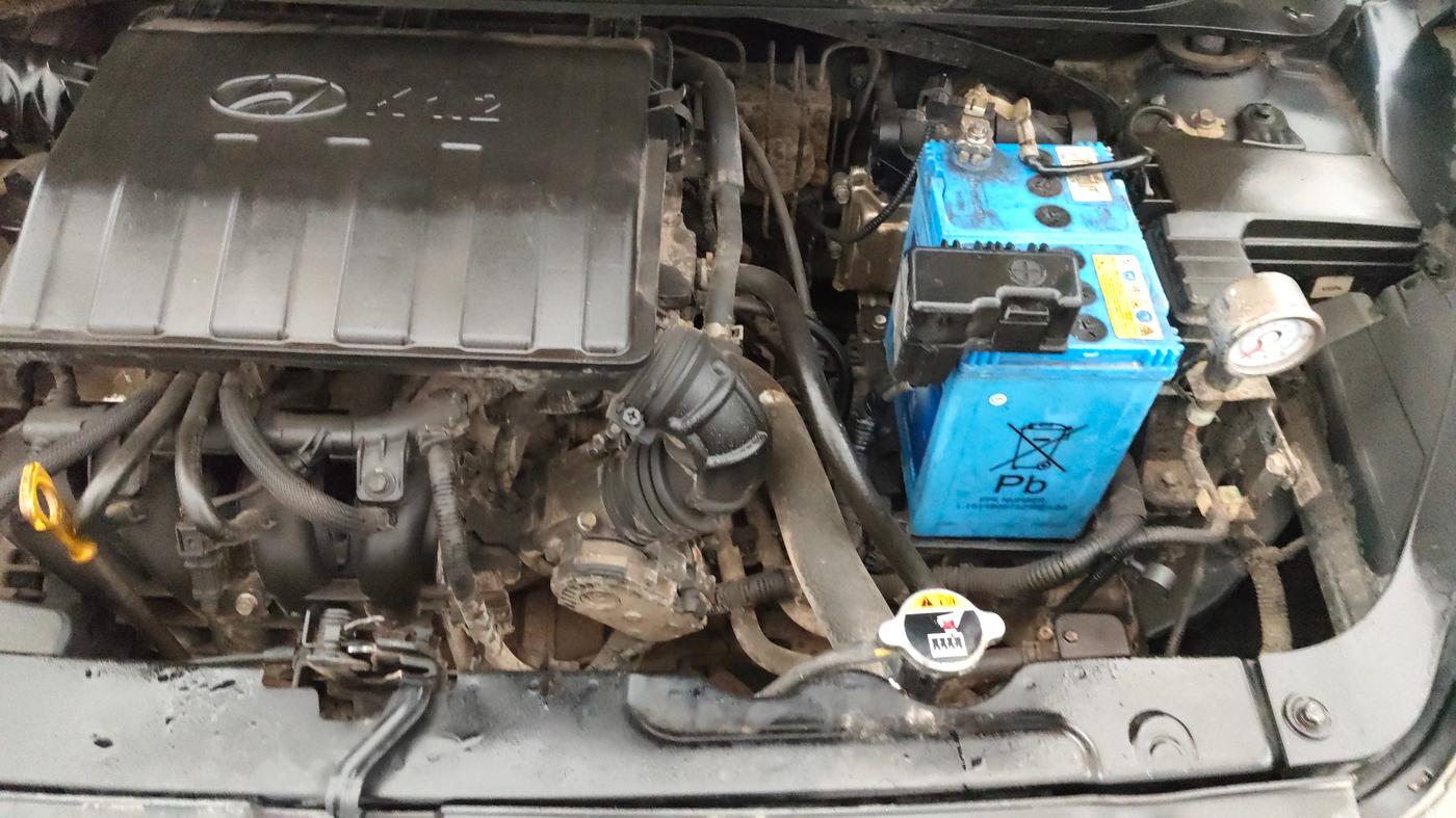 2022 Hyundai GRAND I10 NIOS SPORTZ 1.2 KAPPA VTVT CNG, CNG, Manual, 71,777 km, Engine View - Left