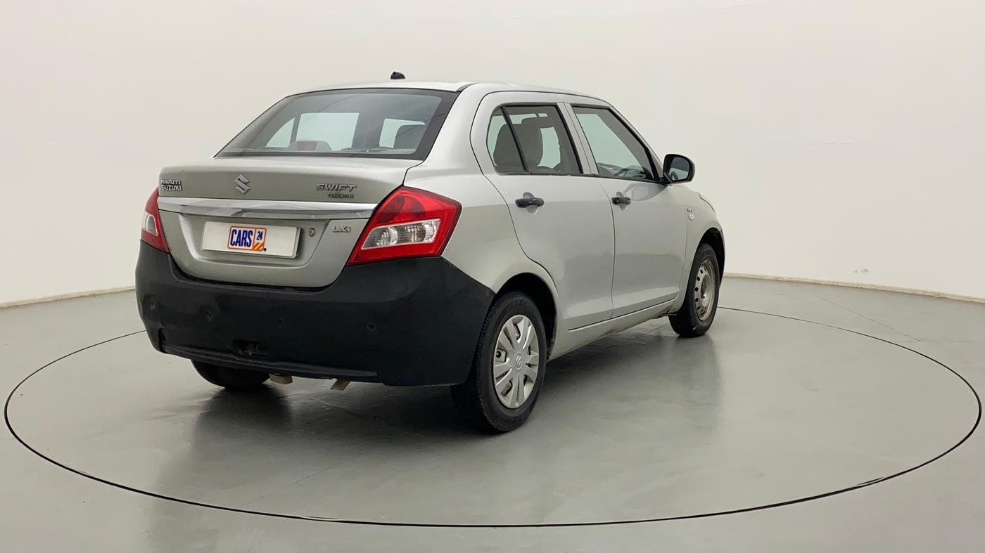 2015 Maruti Swift Dzire LXI (O), CNG, Manual, 1,08,326 km, Right Back Diagonal