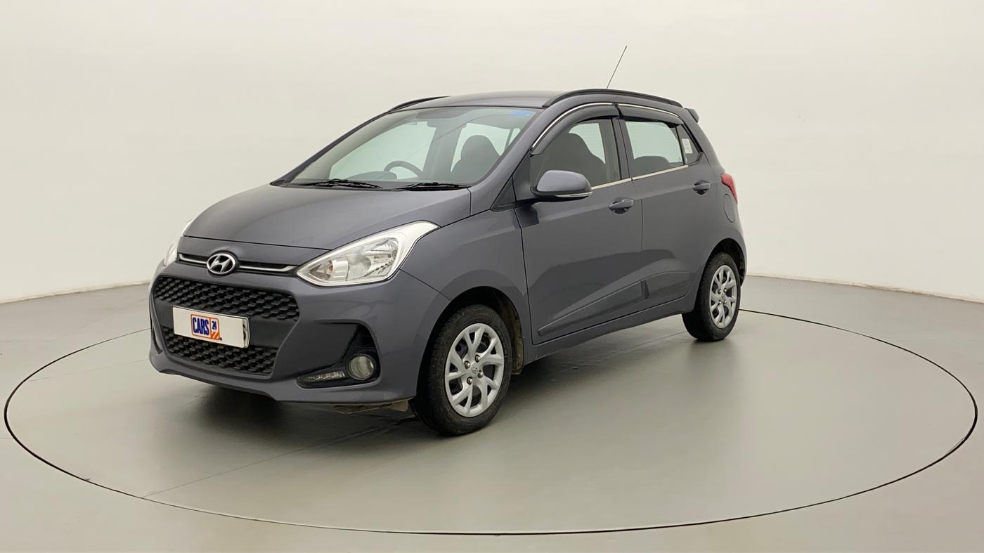 2019 Hyundai Grand i10 SPORTZ 1.2 KAPPA VTVT, Petrol, Manual, 24,967 km, Left Front Diagonal