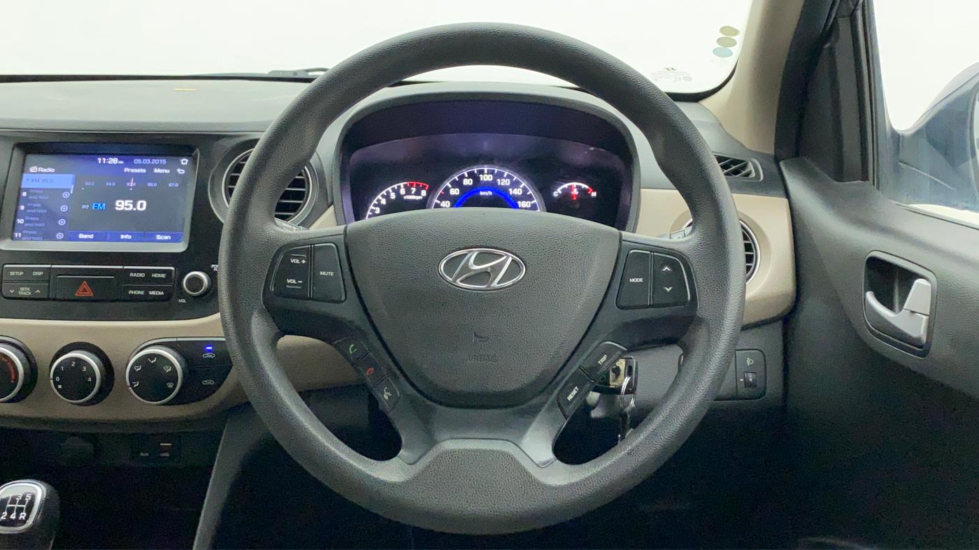 2019 Hyundai Grand i10 SPORTZ 1.2 KAPPA VTVT, Petrol, Manual, 24,967 km, Steering Wheel Close Up