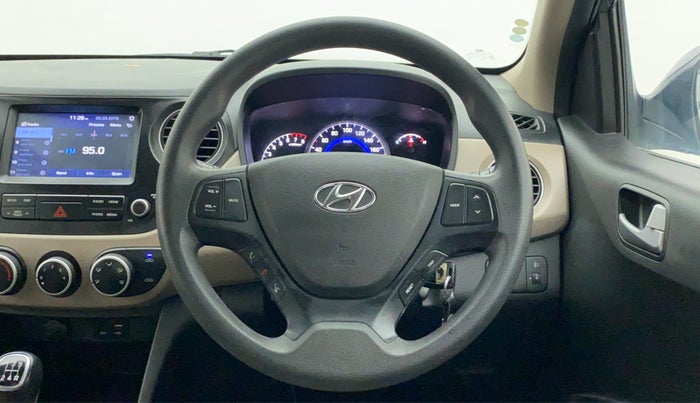 2019 Hyundai Grand i10 SPORTZ 1.2 KAPPA VTVT, Petrol, Manual, 24,967 km, Steering Wheel Close Up