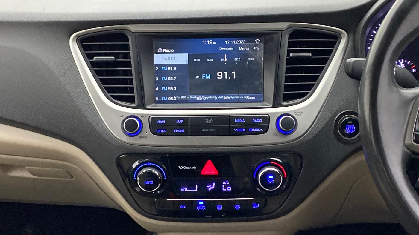 2018 Hyundai Verna 1.6 SX VTVT AT (O), Petrol, Automatic, 74,990 km, Air Conditioner