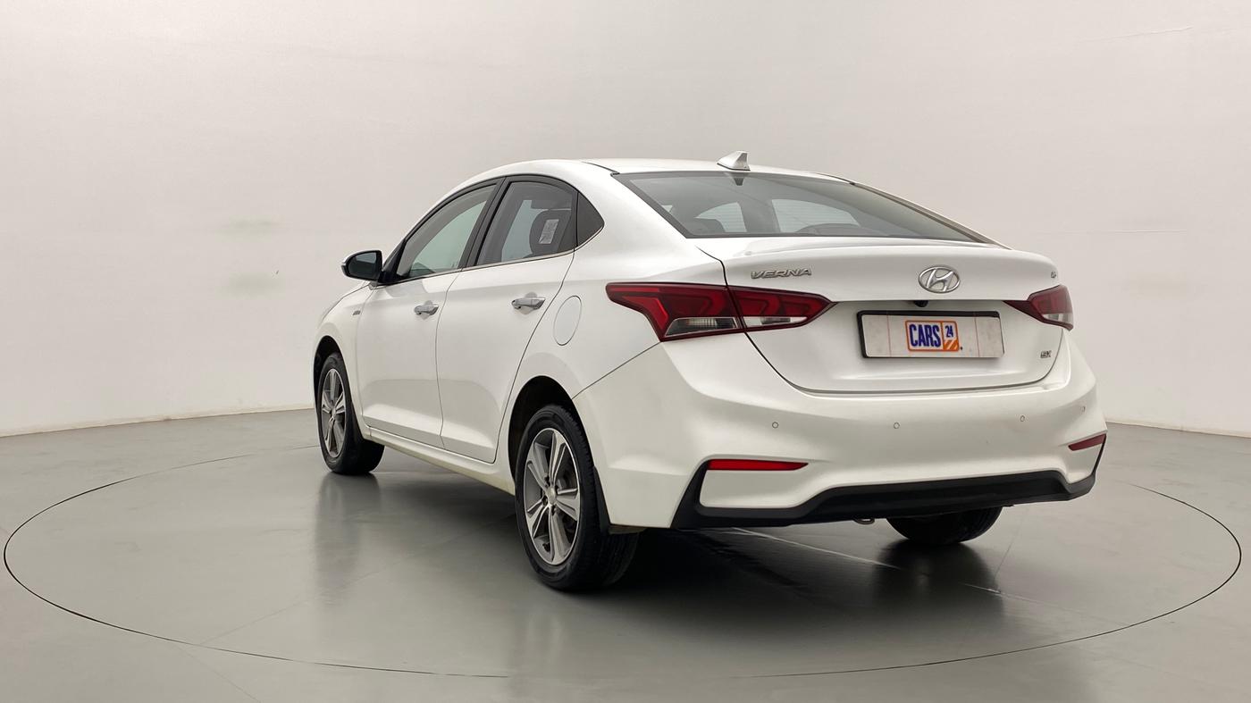 2018 Hyundai Verna 1.6 SX VTVT AT (O), Petrol, Automatic, 74,990 km, Left Back Diagonal