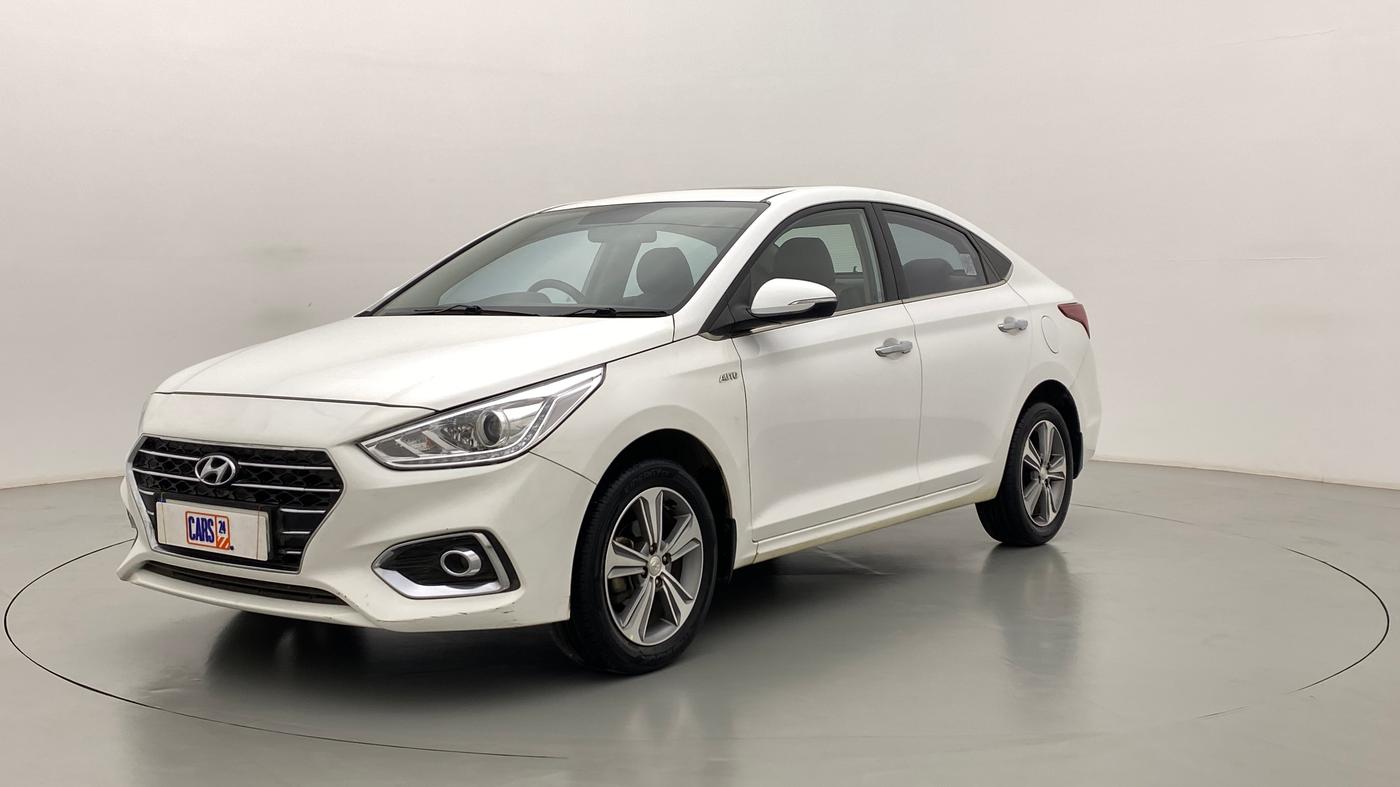 2018 Hyundai Verna 1.6 SX VTVT AT (O), Petrol, Automatic, 74,990 km, Left Front Diagonal