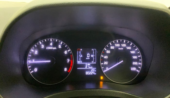 2017 Hyundai Creta SX PLUS 1.6 PETROL, Petrol, Manual, 80,223 km, Odometer Image