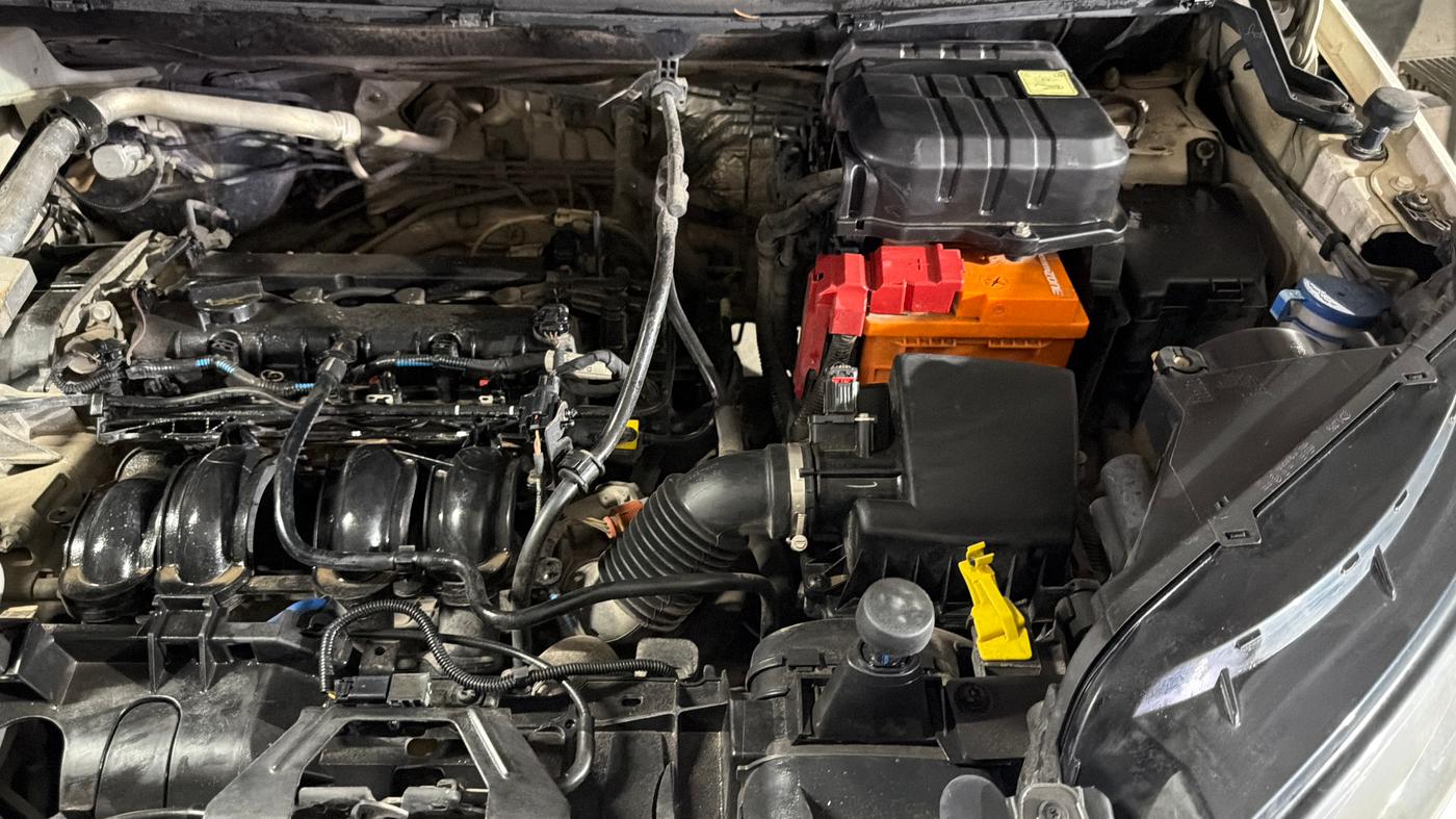 2015 Ford Ecosport TITANIUM 1.5L PETROL, Petrol, Manual, 1,13,979 km, Engine View - Left