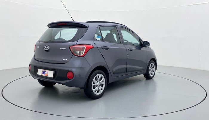 2019 Hyundai Grand i10 SPORTZ 1.2 KAPPA VTVT, Petrol, Manual, 8,515 km, Right Back Diagonal