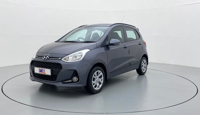2019 Hyundai Grand i10 SPORTZ 1.2 KAPPA VTVT, Petrol, Manual, 8,515 km, Left Front Diagonal