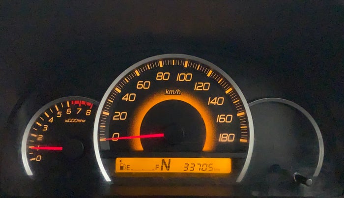 2016 Maruti Wagon R 1.0 VXI AMT, Petrol, Automatic, 33,705 km, Odometer Image