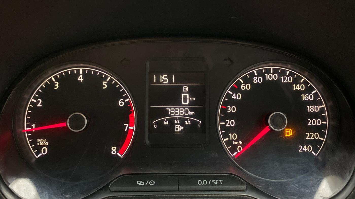 2015 Volkswagen Polo HIGHLINE1.2L, Petrol, Manual, 79,380 km, Odometer Image