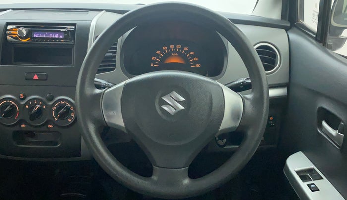 2011 Maruti Wagon R 1.0 LXI, Petrol, Manual, 64,833 km, Steering Wheel Close Up