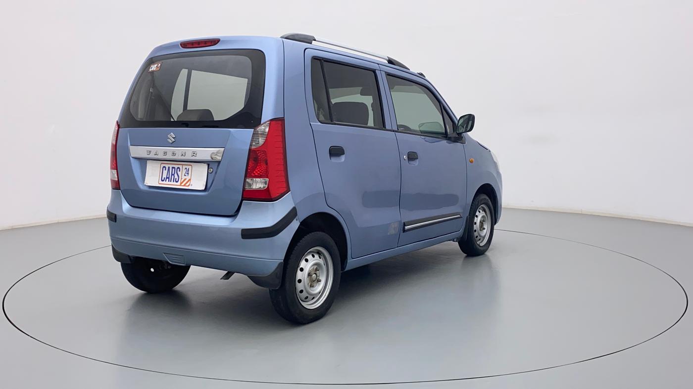 2011 Maruti Wagon R 1.0 LXI, Petrol, Manual, 64,833 km, Right Back Diagonal