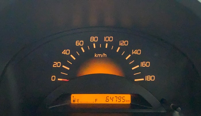 2011 Maruti Wagon R 1.0 LXI, Petrol, Manual, 64,833 km, Odometer Image