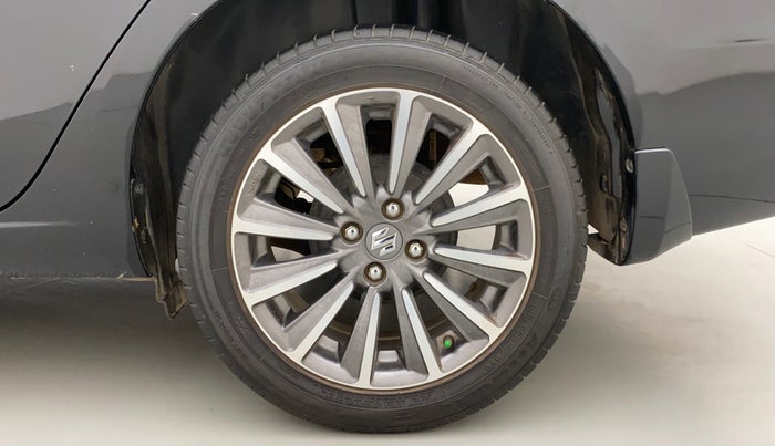 2019 Maruti Ciaz ALPHA  AT 1.5 SHVS PETROL, Petrol, Automatic, 1,08,914 km, Left Rear Wheel