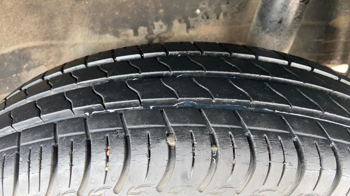2022 Maruti S PRESSO VXI+, Petrol, Manual, 13,421 km, Left Rear Tyre Tread