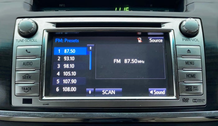 2016 Toyota Fortuner 3.0 AT 4X2, Diesel, Automatic, 1,71,880 km, Infotainment System