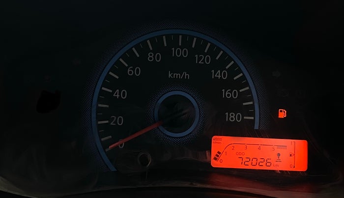 2019 Datsun Redi Go S 1.0, Petrol, Manual, 71,992 km, Odometer Image