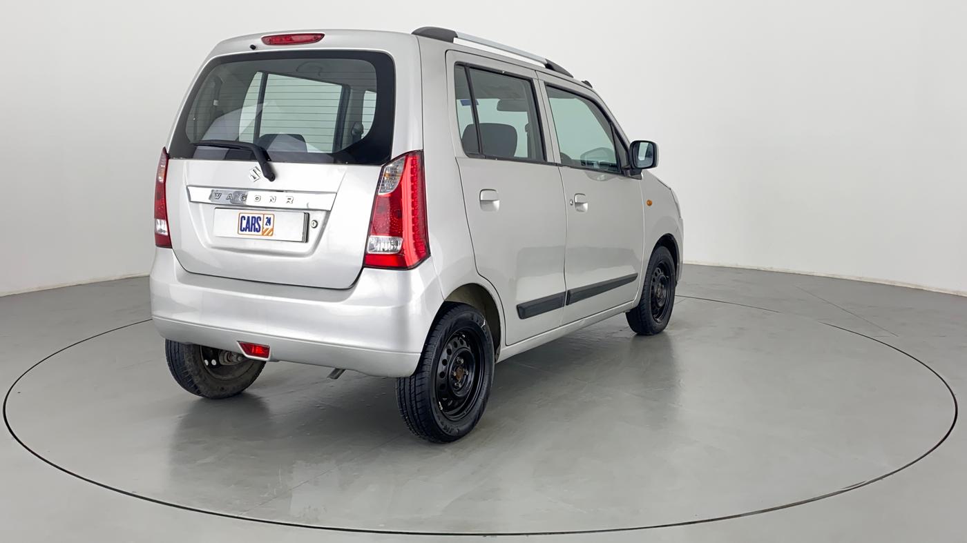 2011 Maruti Wagon R 1.0 VXI, Petrol, Manual, 37,871 km, Right Back Diagonal