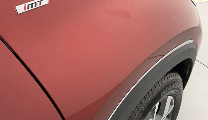 2021 KIA SONET HTX 1.0 IMT, Petrol, Manual, 21,307 km, Right fender - Minor scratches
