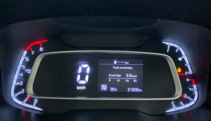 2021 KIA SONET HTX 1.0 IMT, Petrol, Manual, 21,307 km, Odometer Image