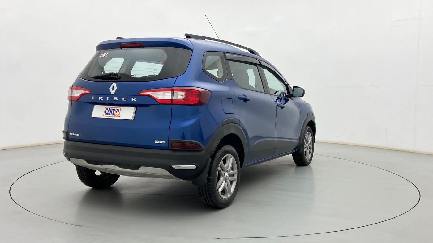 2022 Renault TRIBER RXZ AMT, Petrol, Automatic, 37,502 km, Right Back Diagonal