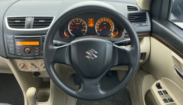 2013 Maruti Swift Dzire AUTOMATIC, Petrol, Automatic, 56,994 km, Steering Wheel Close Up