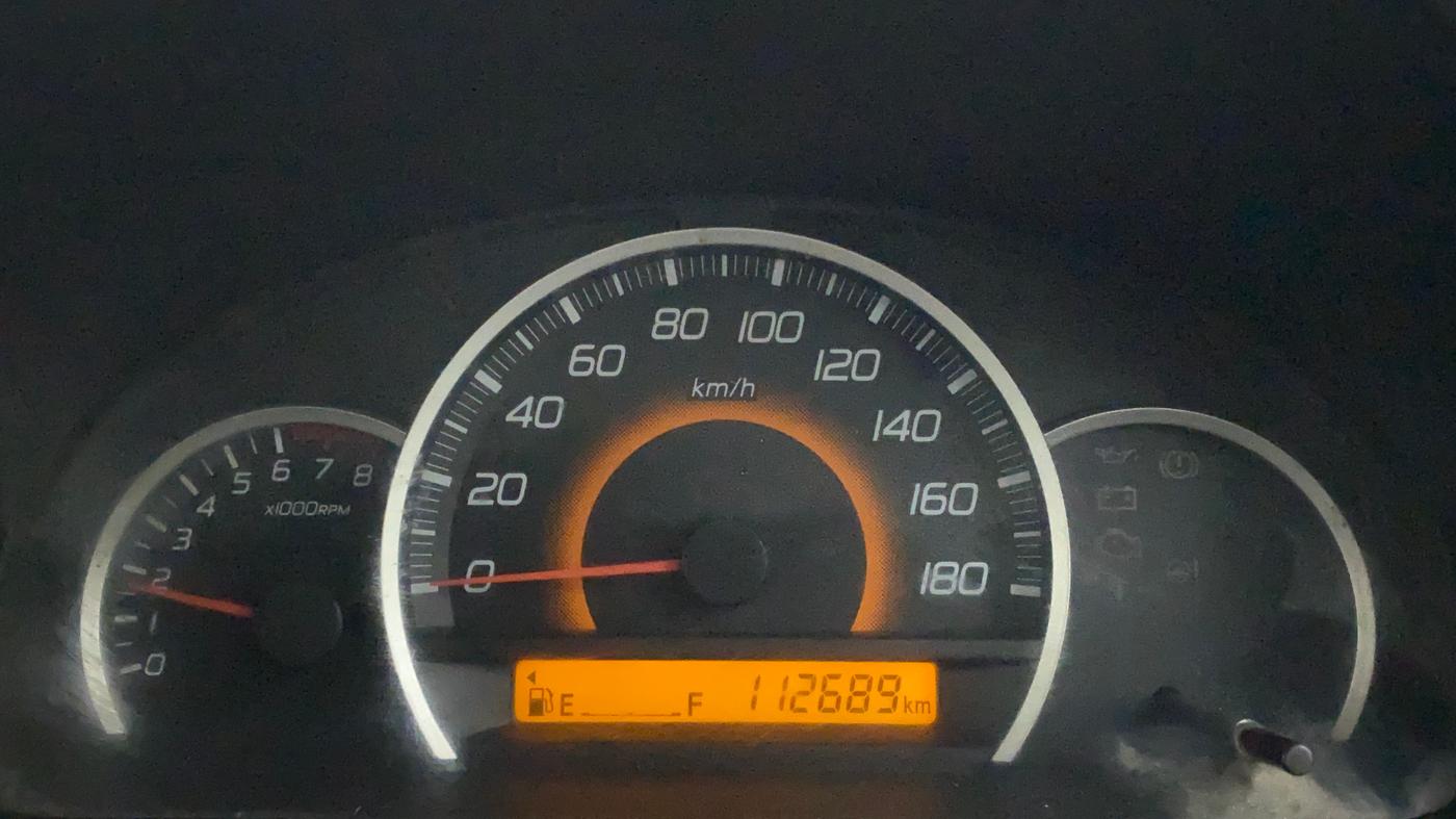 2013 Maruti Wagon R 1.0 VXI, Petrol, Manual, 1,12,689 km, Odometer Image