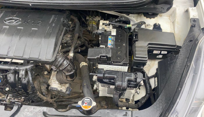 2022 Hyundai AURA SX PLUS 1.2 AMT, Petrol, Automatic, 14,943 km, Engine View - Left