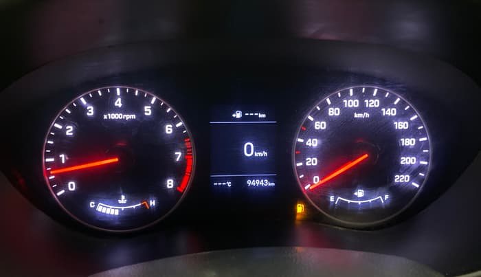 2019 Hyundai Elite i20 ASTA 1.2 (O), Petrol, Manual, 94,899 km, Odometer Image
