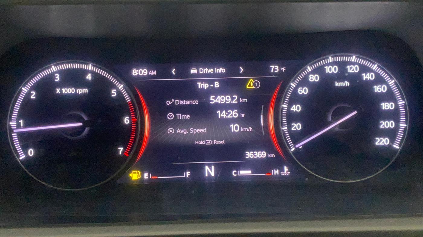 2022 Mahindra XUV700 MX P MT 5 STR, Petrol, Manual, 36,333 km, Odometer Image