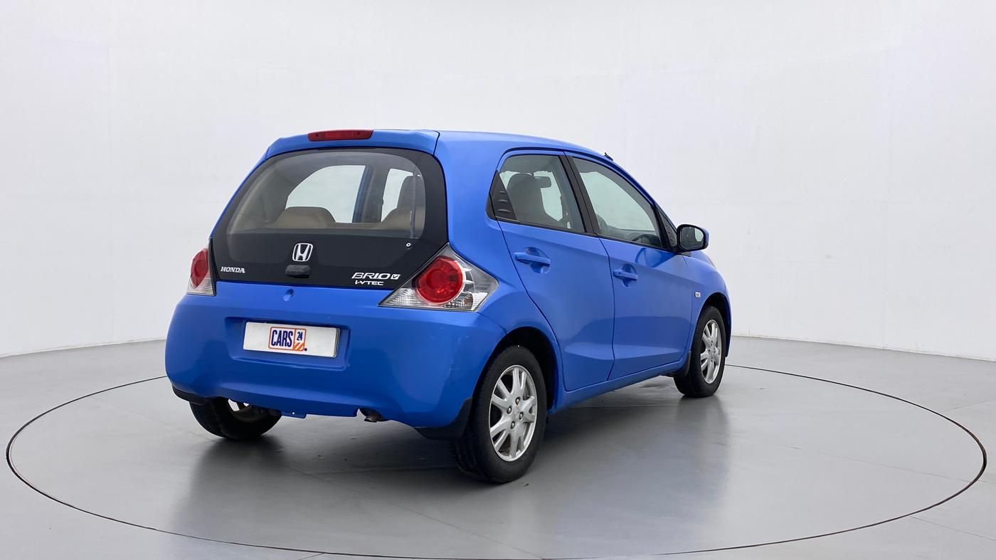 2012 Honda Brio 1.2 V MT I VTEC, Petrol, Manual, 58,044 km, Right Back Diagonal