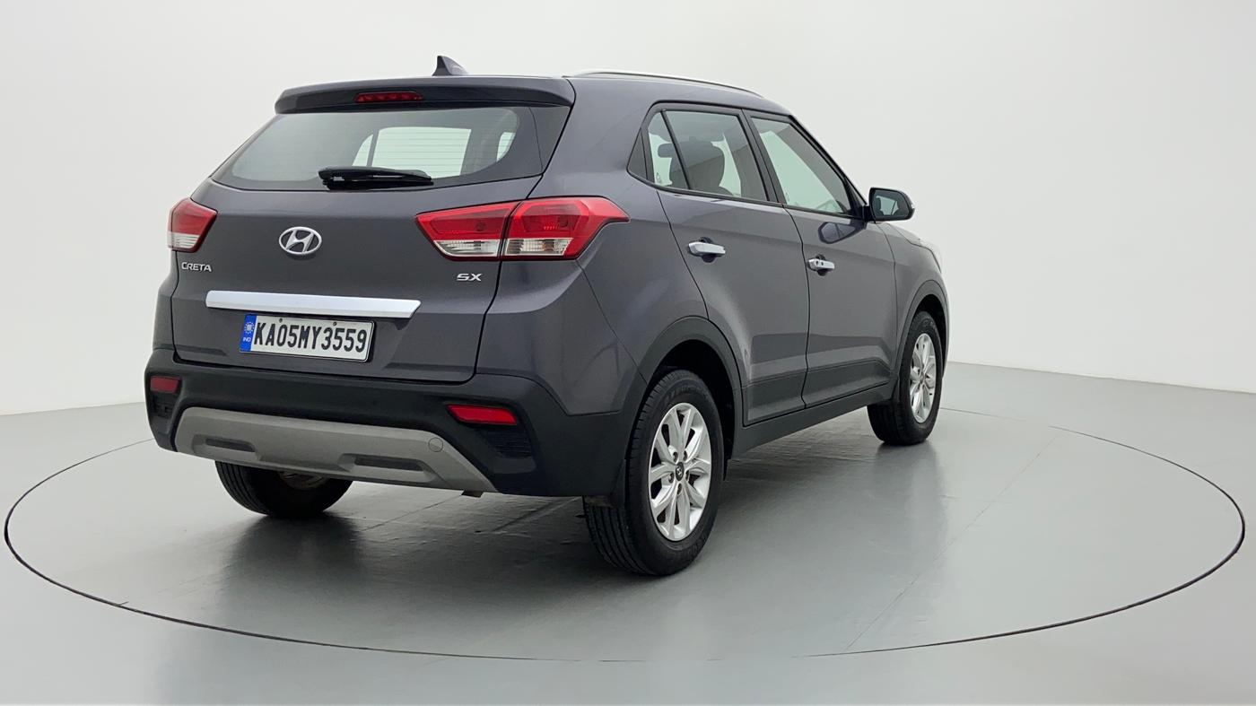 2018 Hyundai Creta 1.6 SX VTVT, Petrol, Manual, 19,896 km, Right Back Diagonal