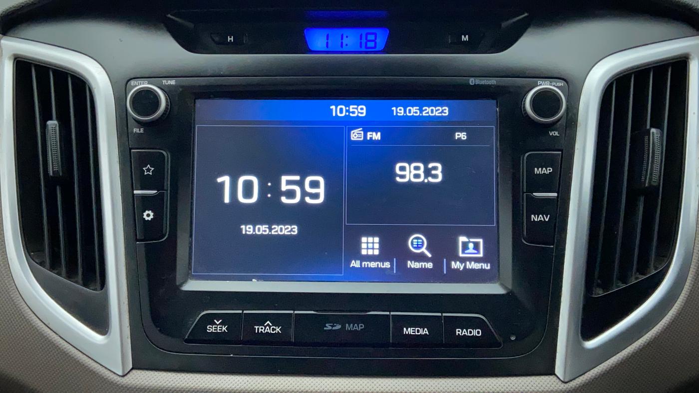 2019 Hyundai Creta SX AT 1.6 PETROL, Petrol, Automatic, 55,766 km, Infotainment System