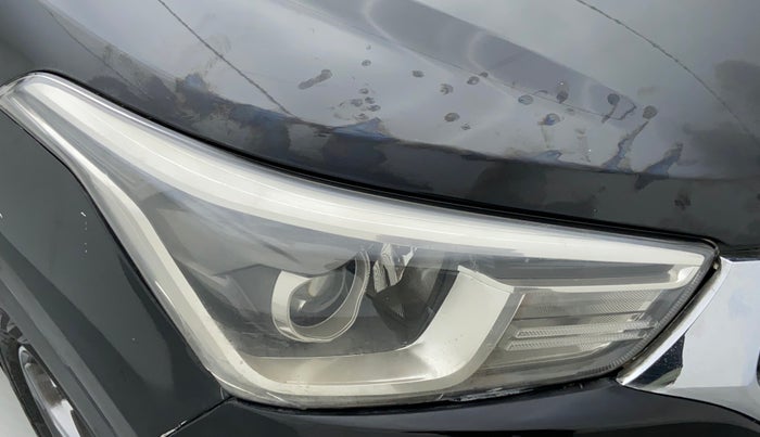 2019 Hyundai Creta SX AT 1.6 PETROL, Petrol, Automatic, 55,766 km, Right headlight - Minor damage