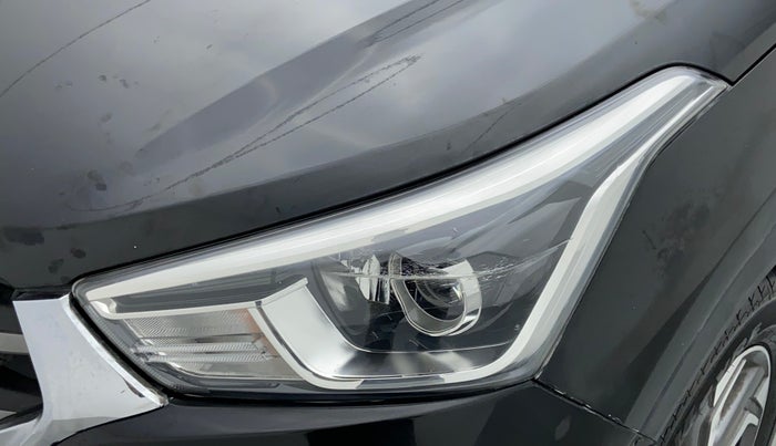 2019 Hyundai Creta SX AT 1.6 PETROL, Petrol, Automatic, 55,766 km, Left headlight - < 2 inches,no. = 2