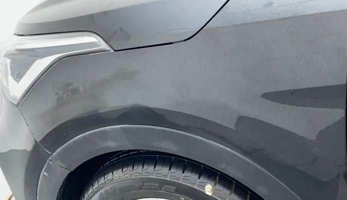 2019 Hyundai Creta SX AT 1.6 PETROL, Petrol, Automatic, 55,766 km, Left fender - Slightly dented