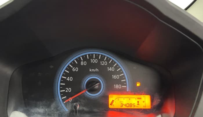 2019 Datsun Redi Go A, Petrol, Manual, 34,061 km, Odometer Image