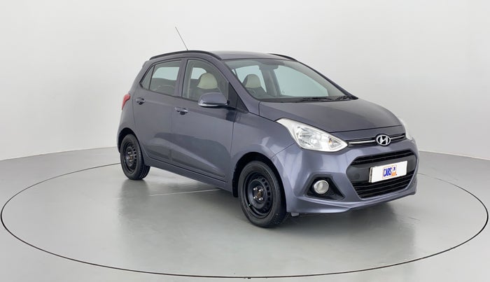2015 Hyundai Grand i10 SPORTZ 1.2 KAPPA VTVT, Petrol, Manual, 22,695 km, Right Front Diagonal