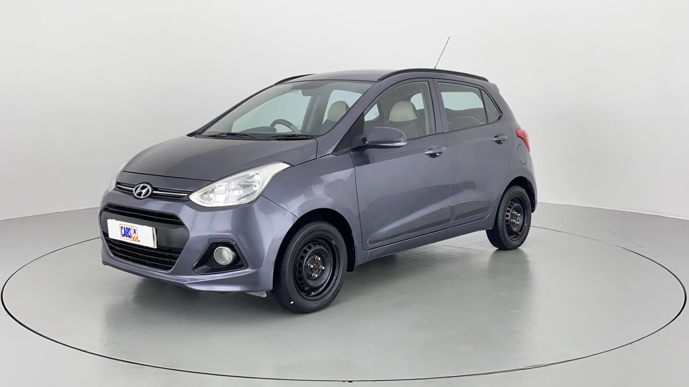 2015 Hyundai Grand i10 SPORTZ 1.2 KAPPA VTVT, Petrol, Manual, 22,695 km, Left Front Diagonal