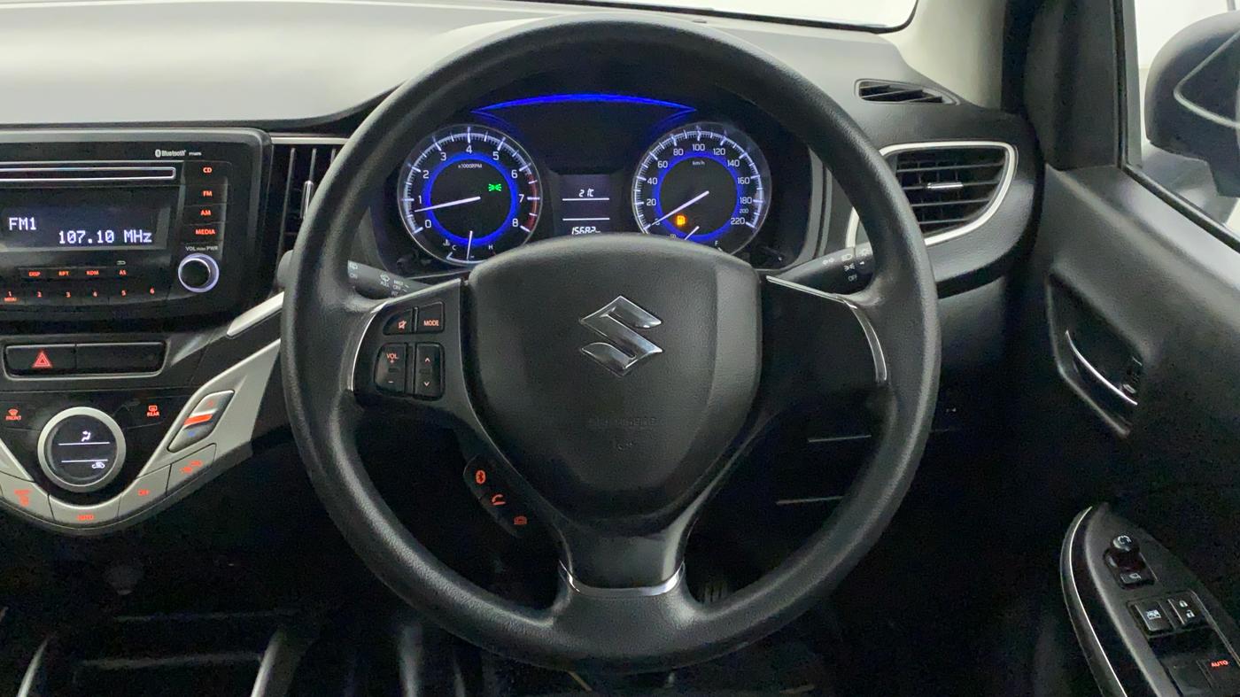 2017 Maruti Baleno DELTA PETROL 1.2, Petrol, Manual, 15,947 km, Steering Wheel Close Up