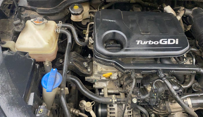 2023 KIA SONET HTX 1.0 DCT, Petrol, Automatic, 21,639 km, Engine View - Right