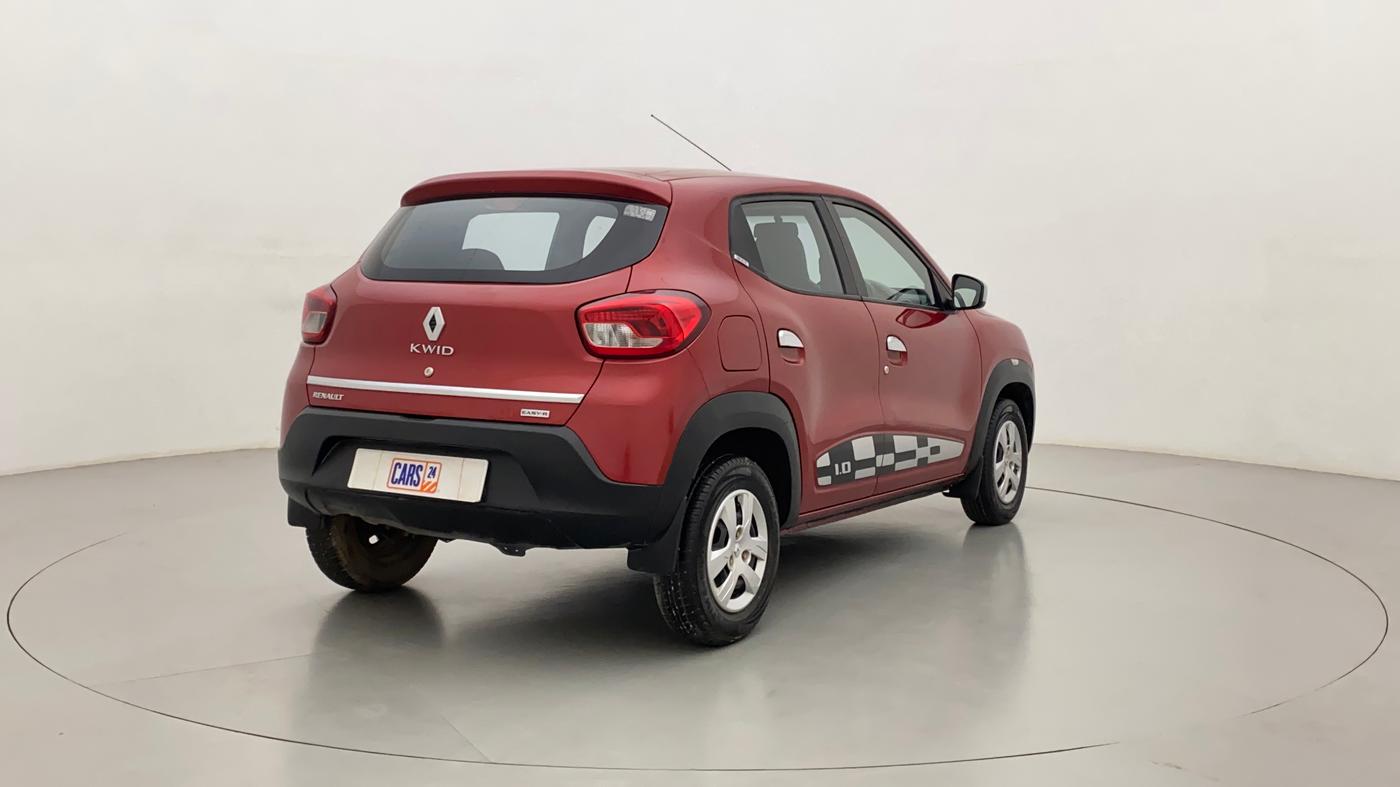 2018 Renault Kwid 1.0 RXT Opt AT, Petrol, Automatic, 24,611 km, Right Back Diagonal