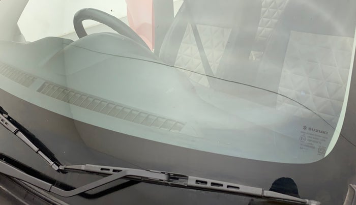 2019 Maruti S PRESSO VXI AMT, Petrol, Automatic, 75,471 km, Front windshield - Minor spot on windshield