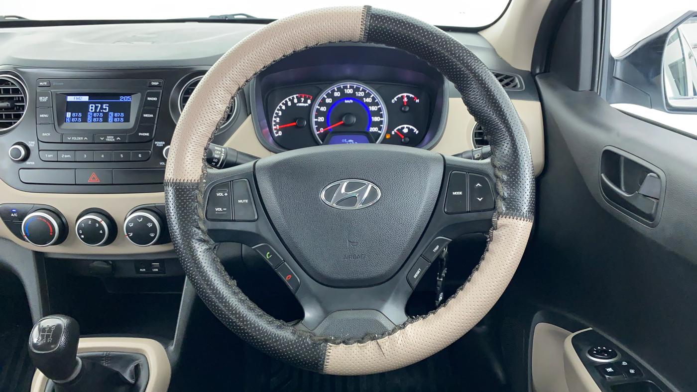 2020 Hyundai Grand i10 MAGNA 1.2 VTVT, Petrol, Manual, 6,634 km, Steering Wheel Close Up