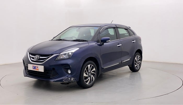 2021 Toyota Glanza V, Petrol, Manual, 24,378 km, Left Front Diagonal