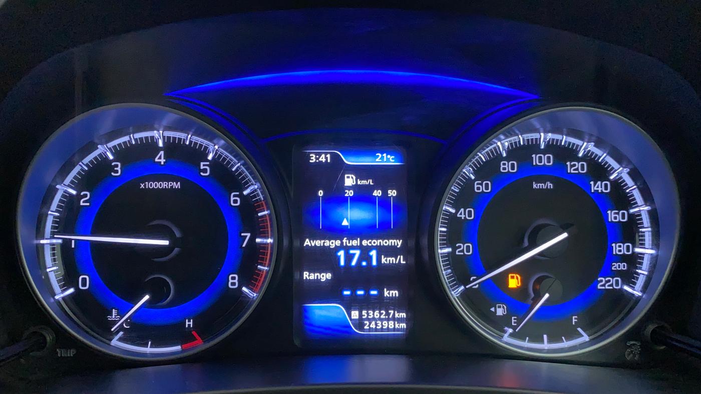 2021 Toyota Glanza V, Petrol, Manual, 24,378 km, Odometer Image