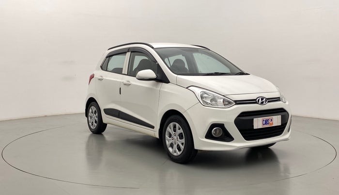 2015 Hyundai Grand i10 SPORTZ 1.2 KAPPA VTVT, Petrol, Manual, 64,053 km, Right Front Diagonal