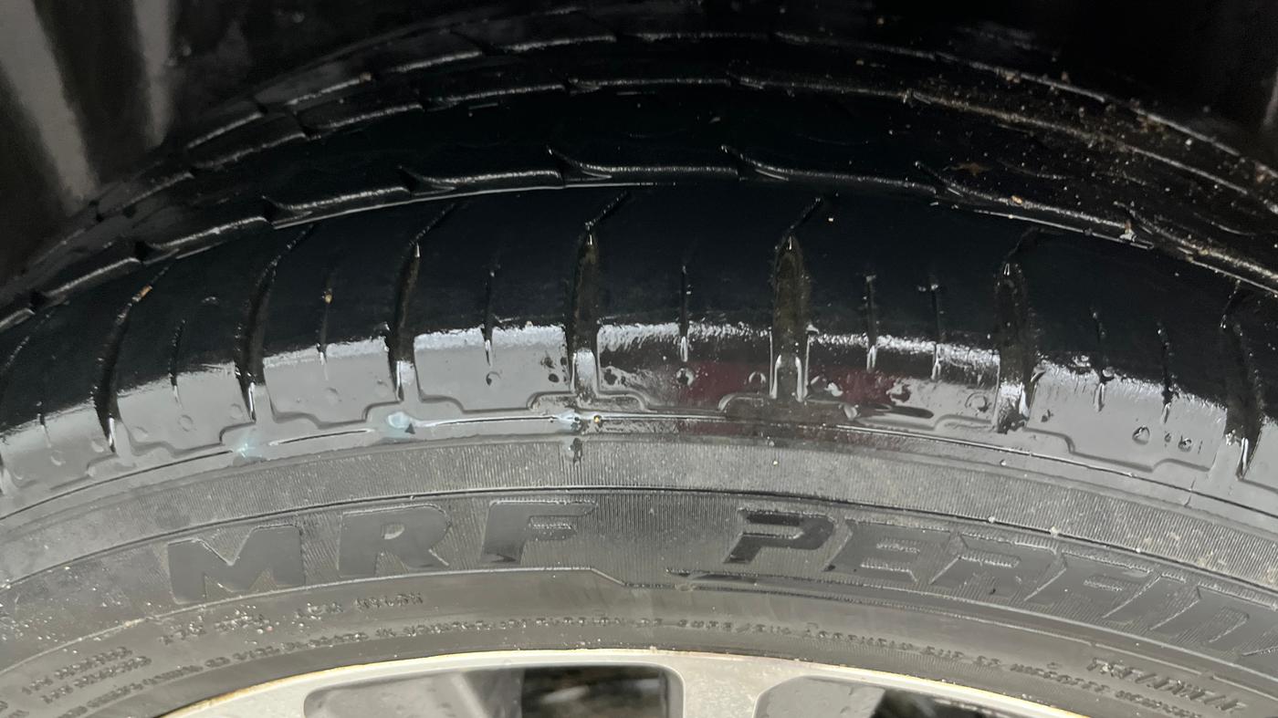 2019 Maruti Ciaz ALPHA 1.5 SHVS PETROL, Petrol, Manual, 87,857 km, Left Rear Tyre Tread