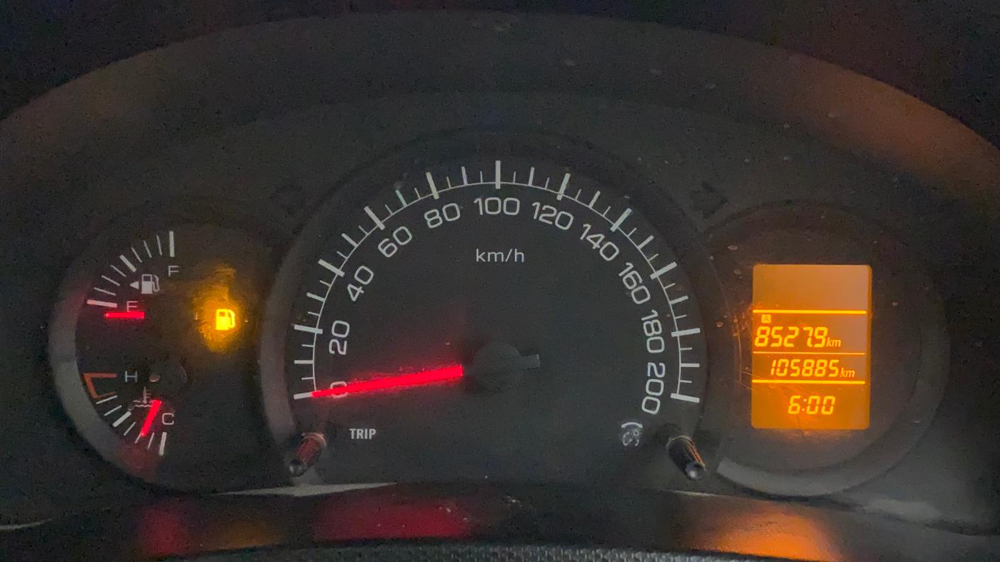 2012 Maruti Swift Dzire LXI, Petrol, Manual, 1,05,885 km, Odometer Image