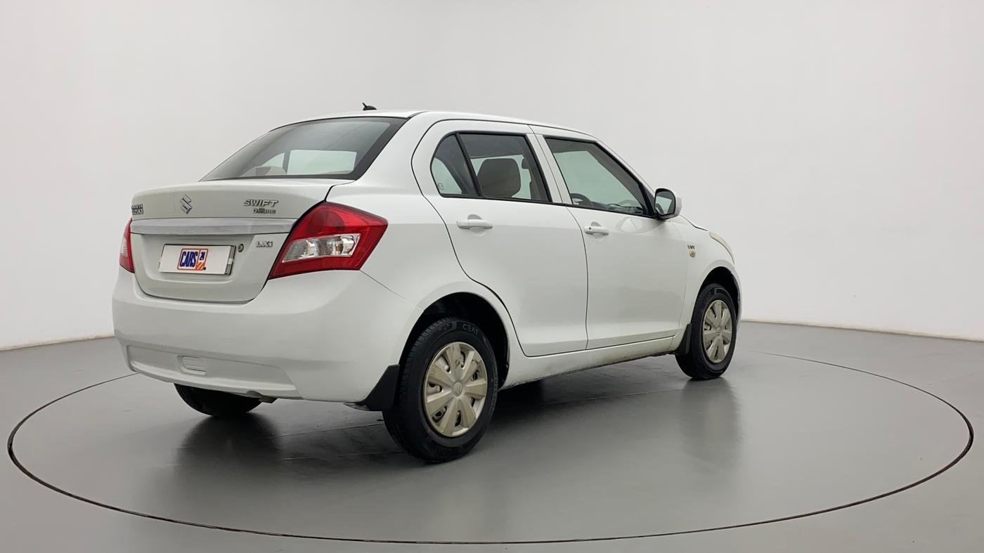 2012 Maruti Swift Dzire LXI, Petrol, Manual, 1,05,885 km, Right Back Diagonal
